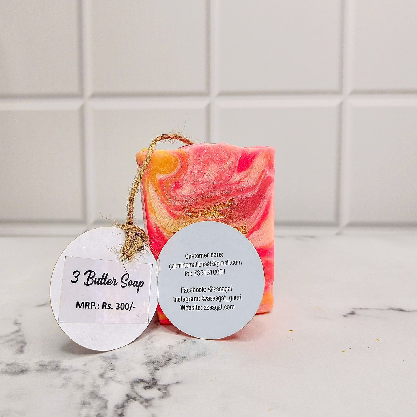 Triple Butter Hydrating Soap /Handmade/ Nourishing with Shea Butter/ Cocoa Butter/ Mango butter